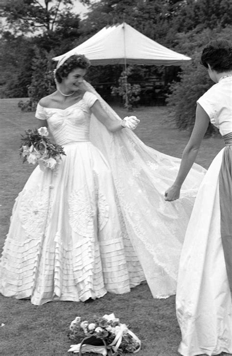 jackie kennedy wedding dress.